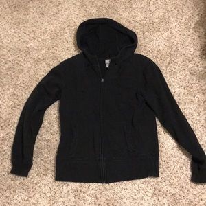 Champion - Black Hoodie - Size small